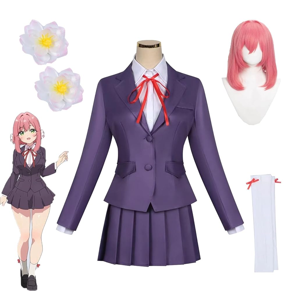 Amazon.co.jp: [はないかだ] 花園羽香里 コスプレ衣装 ウィッグ